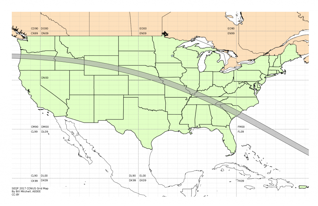 Solar Eclipse QSO Party Grid Maps - Bloomington Amateur Radio Association